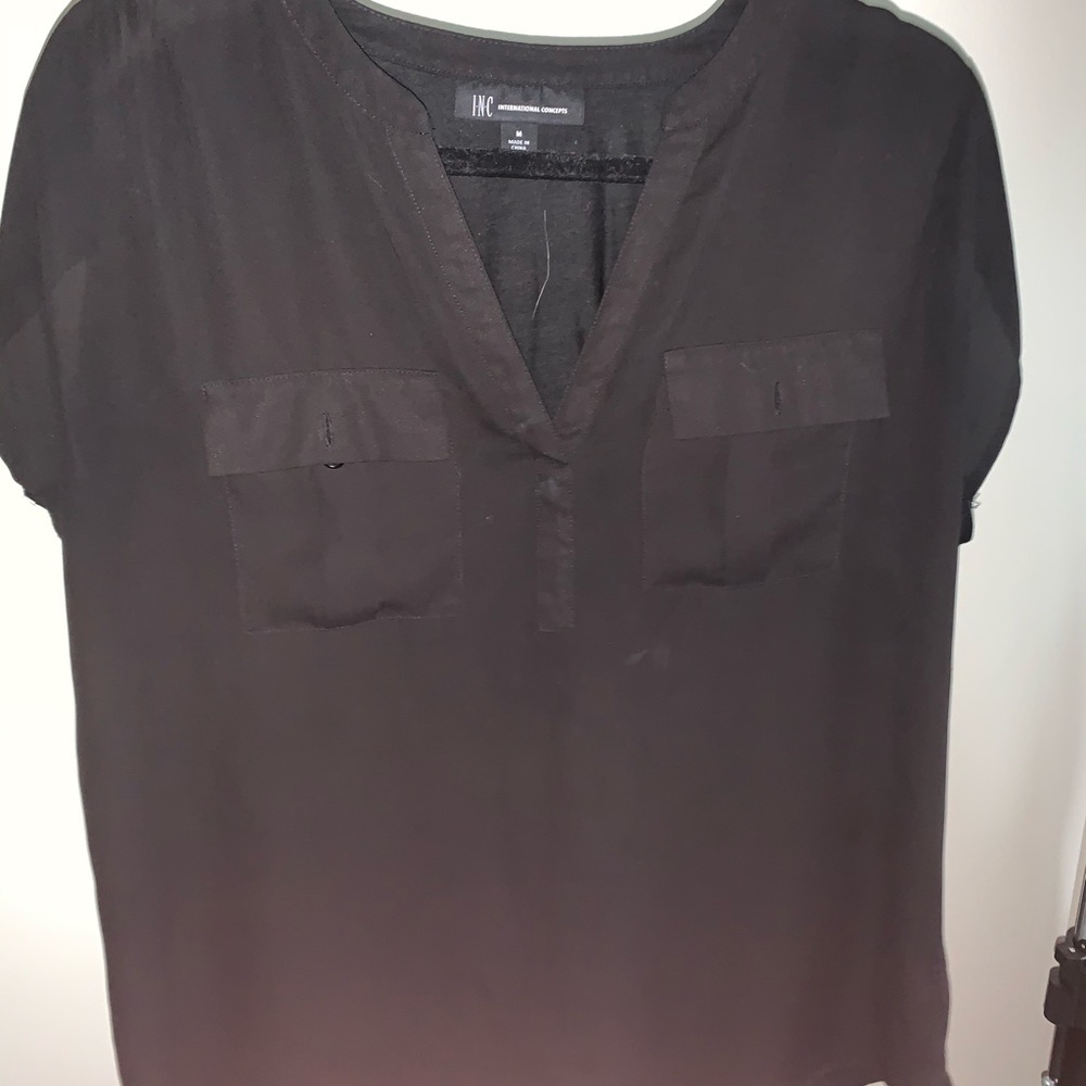 Float black INC blouse